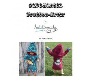 Bademantel Fritz - Freebook von heidimade